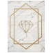 Dywan Emerald 1019 Diament Krem-Złoty